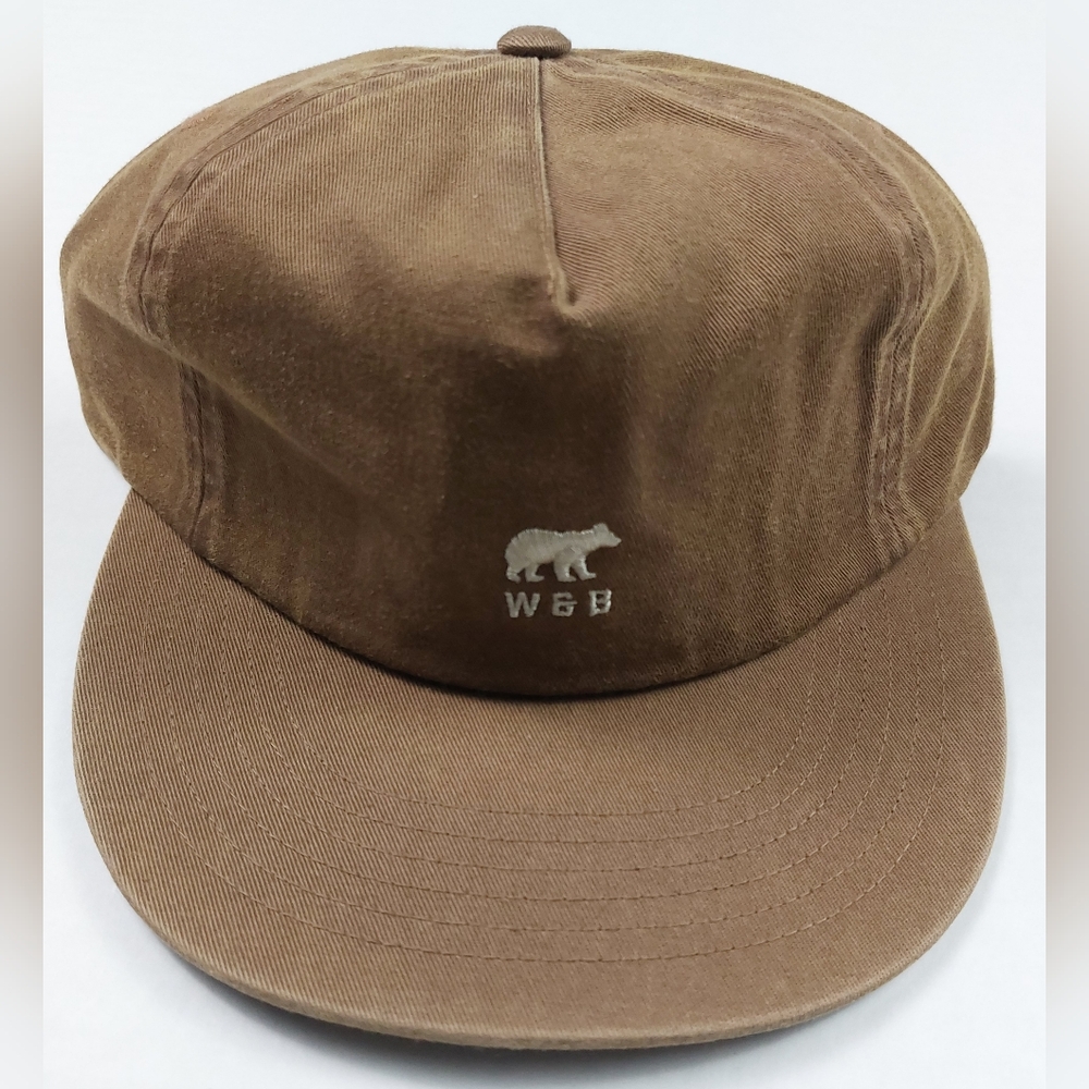 Will + Bear Hat Adults Unisex One Size Ranger Brown Cotton Cap Metal Buckle NWT